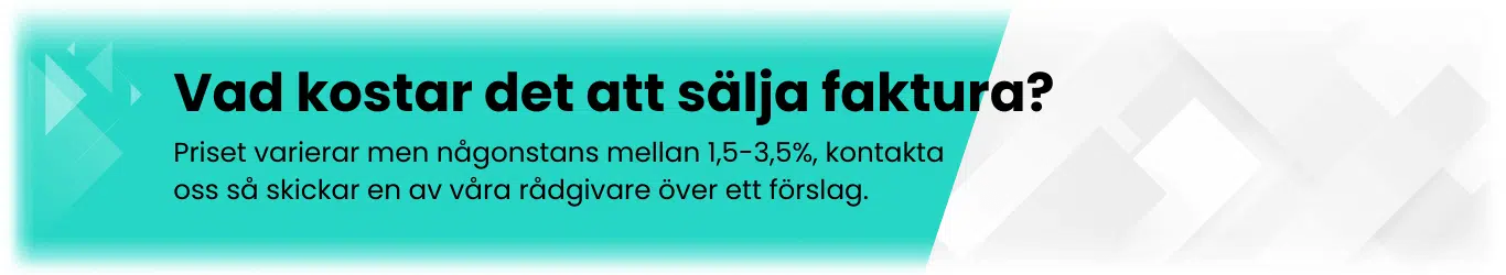 Vad kostar det att sälja faktura